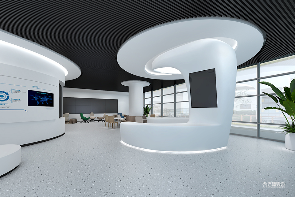 上海制氧設(shè)備展廳遠(yuǎn)景3D效果圖設(shè)計(jì)
